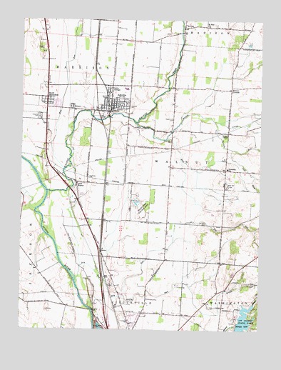 Ashville, OH USGS Topographic Map