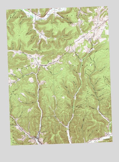 Austin, PA USGS Topographic Map