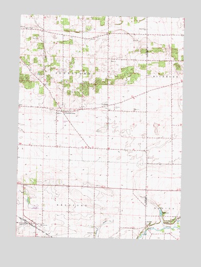 Avalon, WI USGS Topographic Map