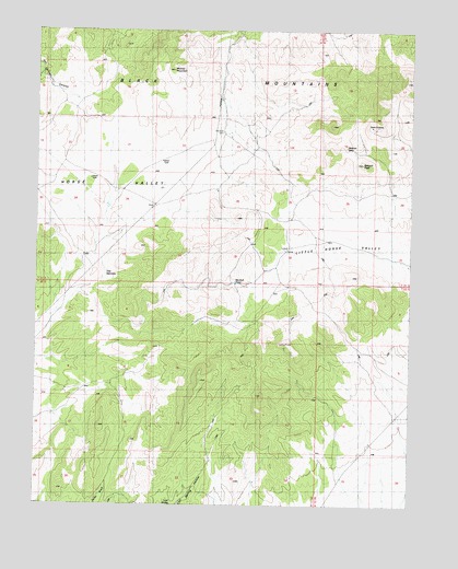 Baboon Peak, UT USGS Topographic Map