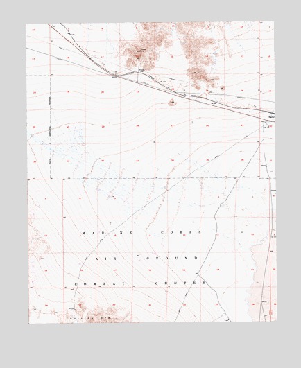 Bagdad SW, CA USGS Topographic Map