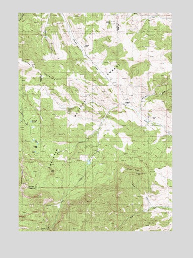 Bald Knob, MT USGS Topographic Map