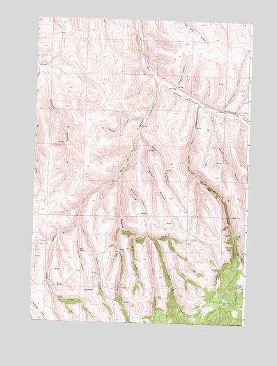 Balm Canyon, OR USGS Topographic Map