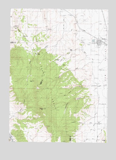 Bancroft, ID USGS Topographic Map