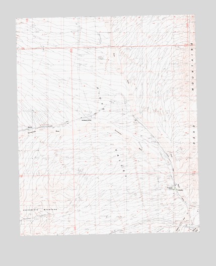 Bannock, CA USGS Topographic Map
