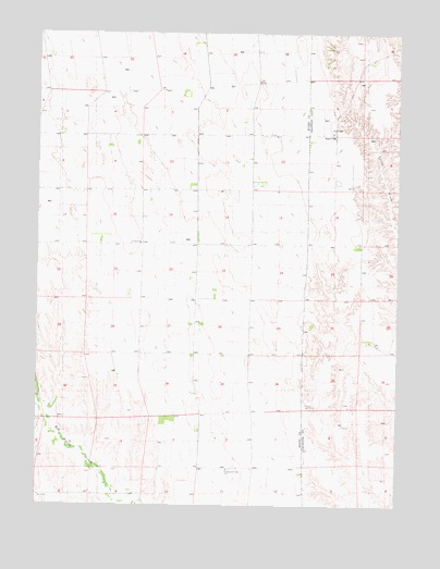 Camp Hayes Lake SE, NE USGS Topographic Map