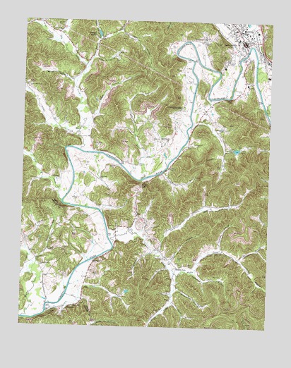 Barbourville, KY USGS Topographic Map