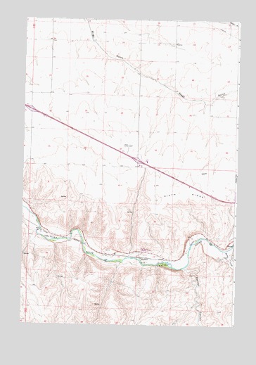 Barnhart, OR USGS Topographic Map