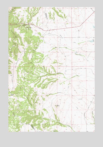 Battle Mountain, MT USGS Topographic Map