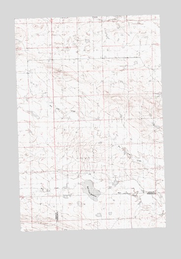 Bear Creek Reservoir, MT USGS Topographic Map