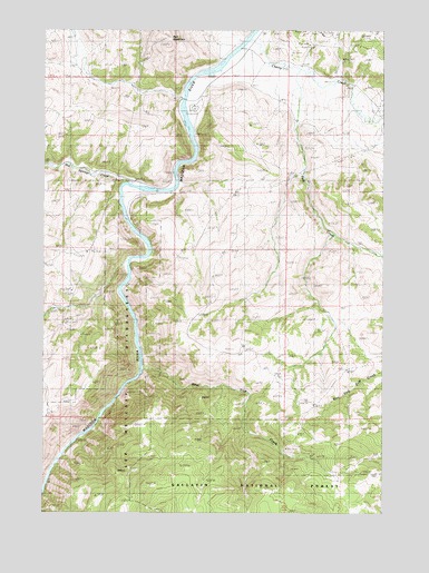 Bear Trap Creek, MT USGS Topographic Map