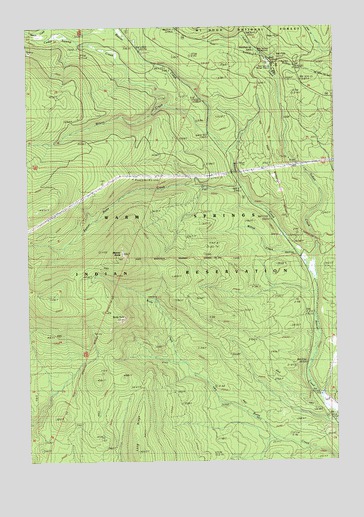 Beaver Butte, OR USGS Topographic Map