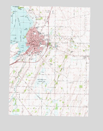 Beaver Dam, WI USGS Topographic Map