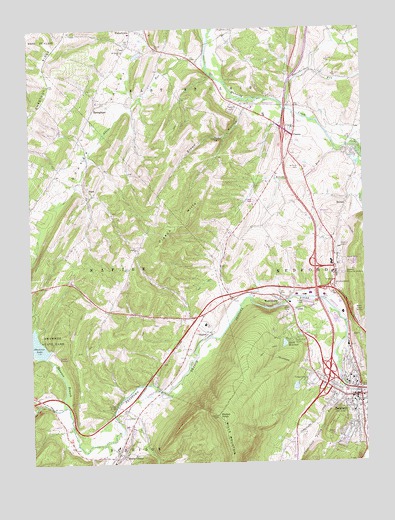 Bedford, PA USGS Topographic Map