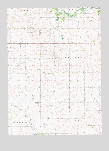 Alpha, IA USGS Topographic Map