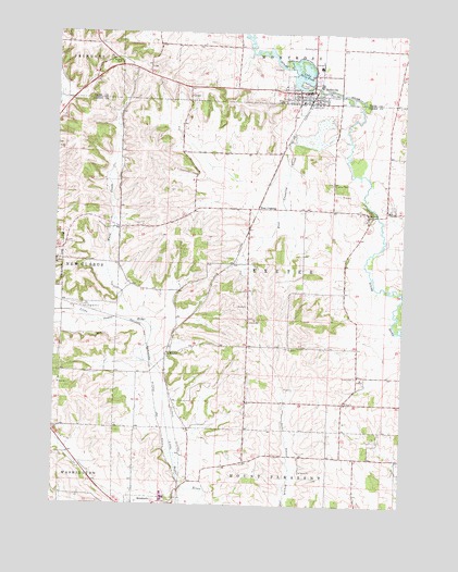 Belleville, WI USGS Topographic Map