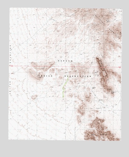 Ben Nevis Mountain, AZ USGS Topographic Map