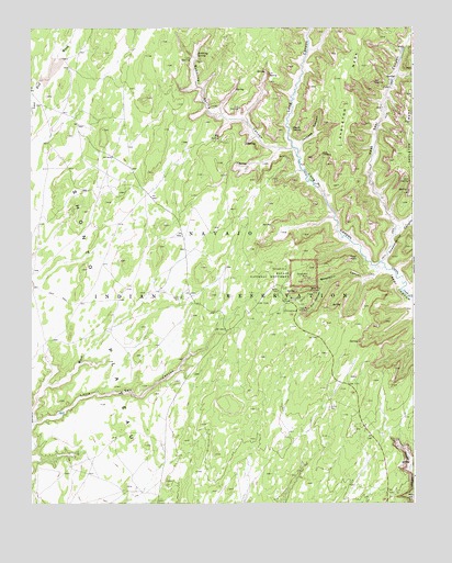 Betatakin Ruin, AZ USGS Topographic Map