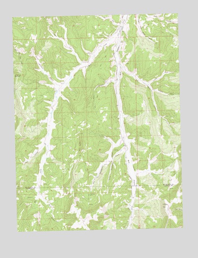 Big Foundation Creek, CO USGS Topographic Map