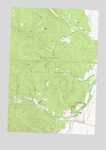 Big Hole Battlefield, MT USGS Topographic Map