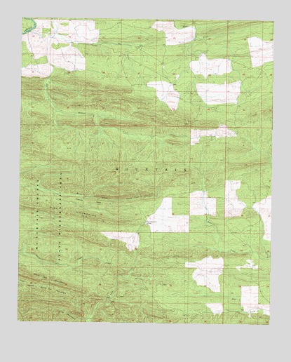 Big Hudson Creek, OK USGS Topographic Map