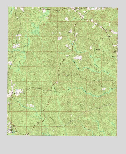 Bigbee, AL USGS Topographic Map