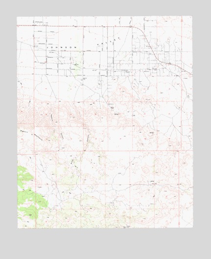 Bighorn Canyon, CA USGS Topographic Map