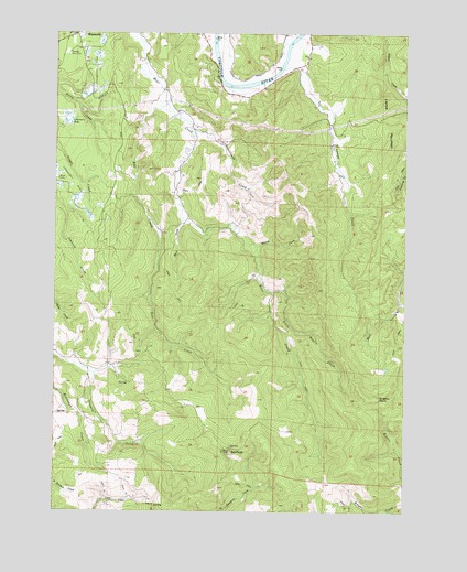 Bill Peak, OR USGS Topographic Map