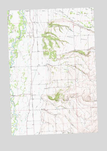 Bing, MT USGS Topographic Map