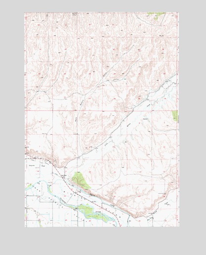 Birding Island, ID USGS Topographic Map