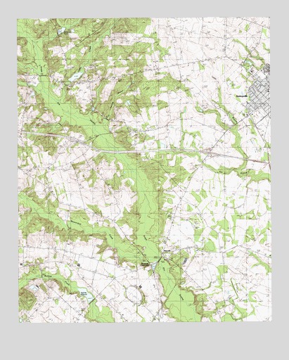 Bishopville West, SC USGS Topographic Map