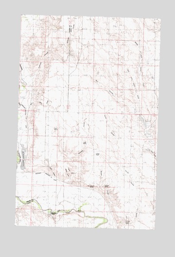 Bjornberg Bridge, MT USGS Topographic Map