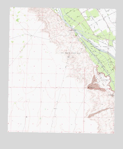Black Mesa, NM USGS Topographic Map
