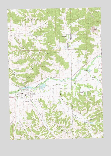 Blair, WI USGS Topographic Map