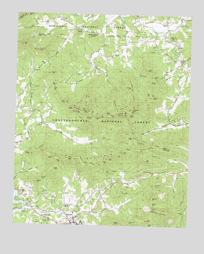 Blairsville, GA USGS Topographic Map