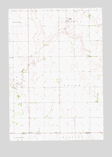 Bloomfield, SD USGS Topographic Map