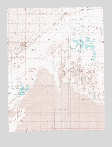 Blue Eagle Springs SW, NV USGS Topographic Map