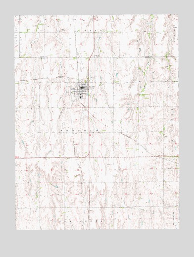 Blue Hill, NE USGS Topographic Map