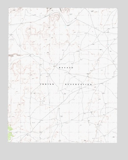 Blue Spring SE, AZ USGS Topographic Map