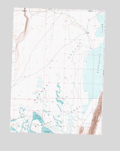 Bluejoint Lake West, OR USGS Topographic Map