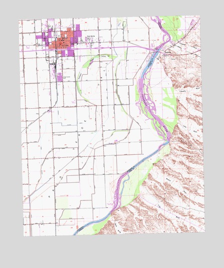 Blythe, CA USGS Topographic Map