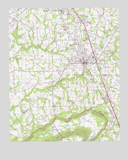 Boaz, AL USGS Topographic Map