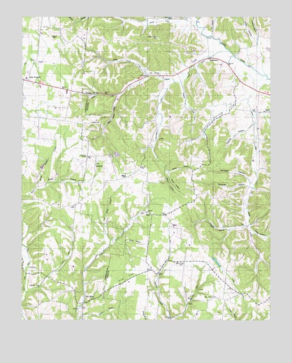 Bodenham, TN USGS Topographic Map