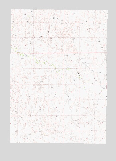 Bogie Draw, WY USGS Topographic Map