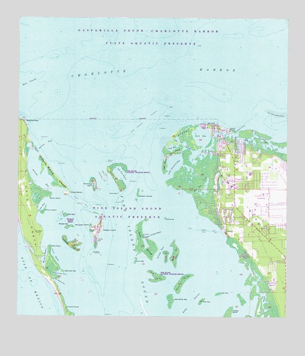 Bokeelia, FL USGS Topographic Map
