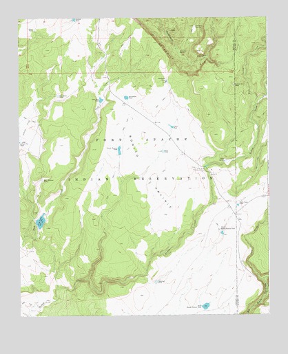 Bonito Prairie, AZ USGS Topographic Map