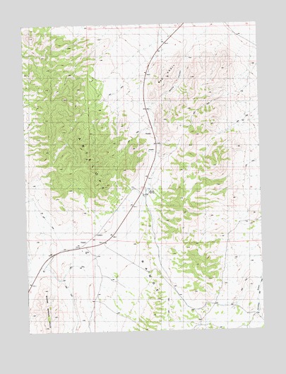 Boone Canyon, NV USGS Topographic Map