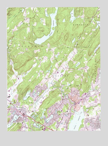 Boonton, NJ USGS Topographic Map