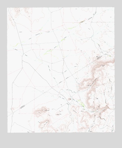 Boracho Peak, TX USGS Topographic Map