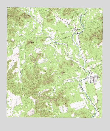 Camp Wood, TX USGS Topographic Map